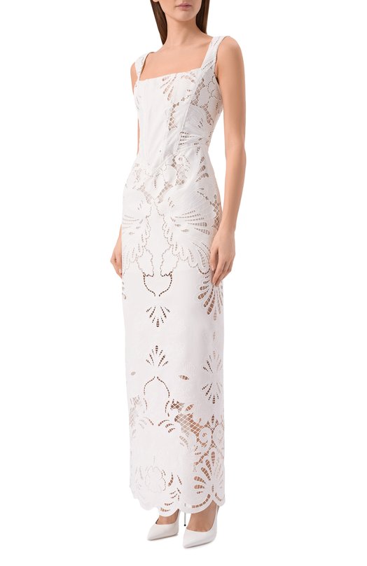 Платье Giuseppe di Morabito 06PSDR521S 16313 Белый  06PSDR521S 16313 Фото 2