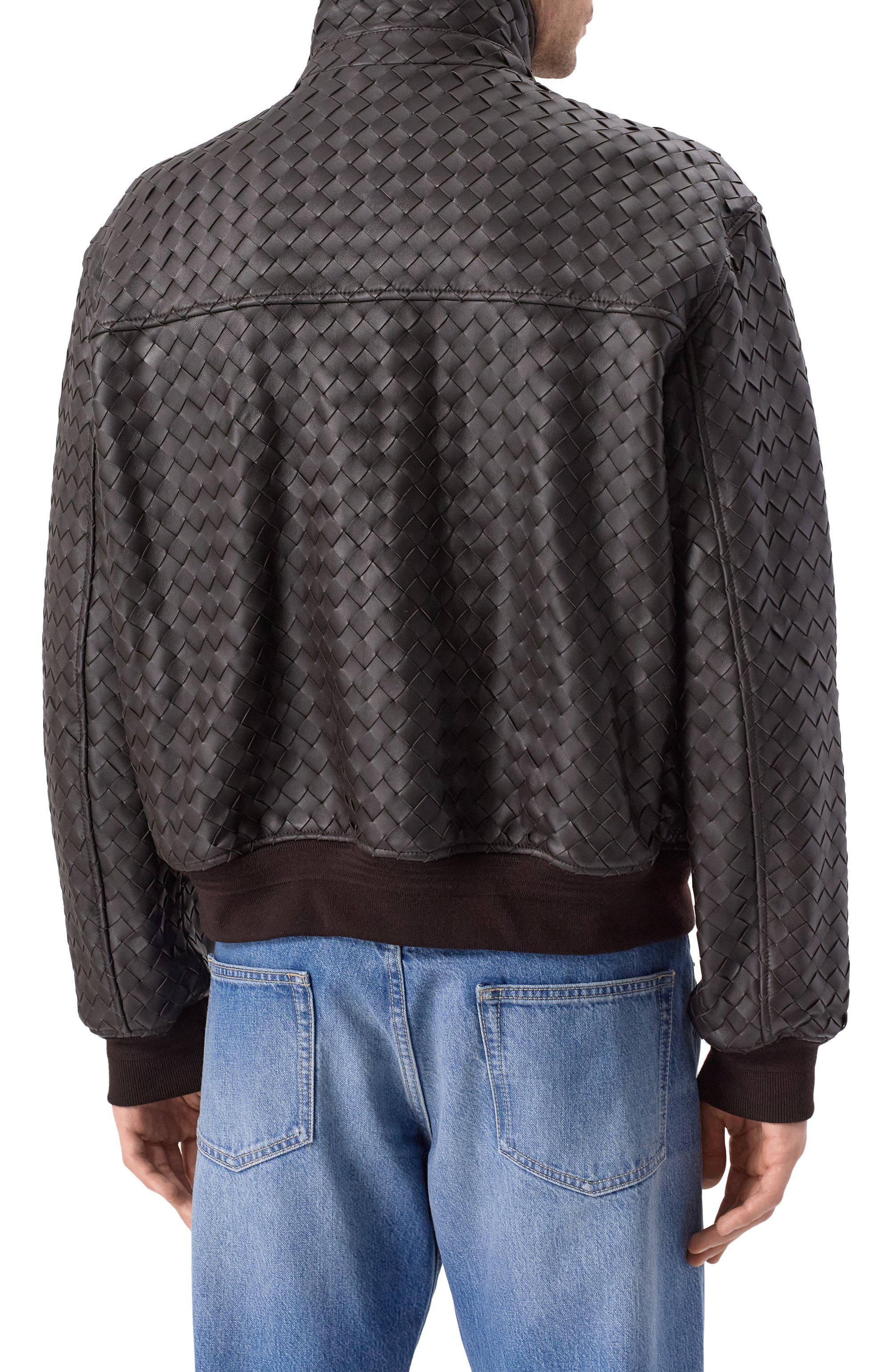 Кожаный бомбер BOTTEGA VENETA, арт. 811525/V2JG0, фото 4