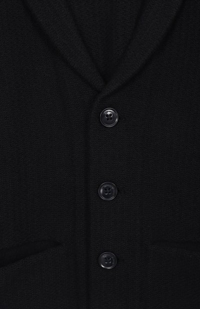 Хлопковый кардиган EMPORIO ARMANI темно-синего цвета по цене 28150 руб., арт. EB001215/AF23408, фото 3 Хлопковый кардиган EMPORIO ARMANI, арт. EB001215/AF23408, фото 3
