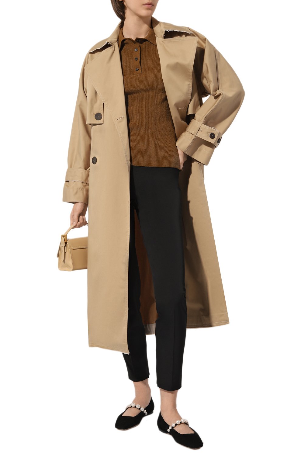 Замшевые балетки ade JIMMY CHOO, арт. ADE FLAT/SZR, фото 2