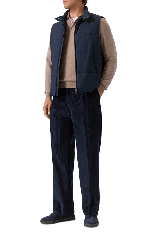 Замшевые кеды Corneliani 26TM59-2620932 Синий  26TM59-2620932 Фото 2