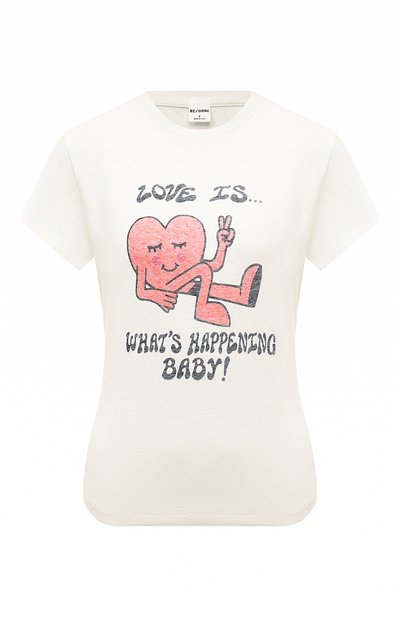 Хлопковая футболка RE/DONE, арт. 024-02WCGT284, фото 1