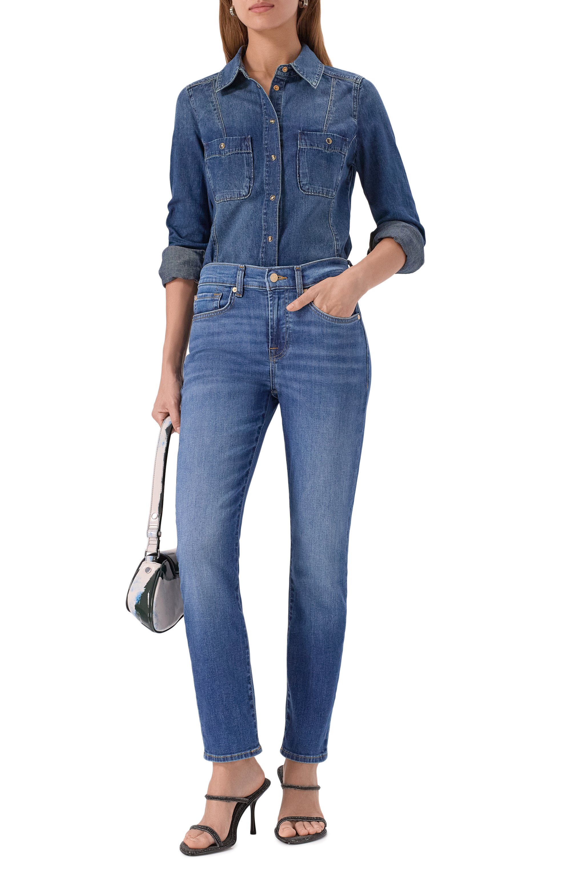 Джинсы 7 FOR ALL MANKIND, арт. 7UC3044A1BW, фото 2