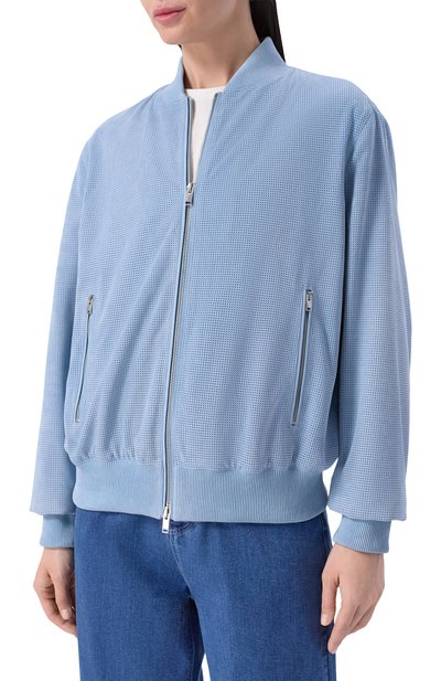 Замшевый бомбер MVST, арт. M26.2PW.L028/METIS SUEDE 0.6 MM, фото 3