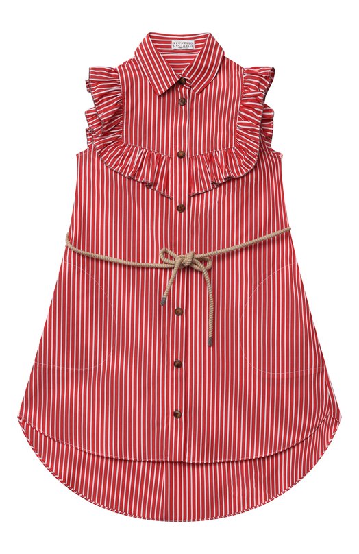 Хлопковое платье Brunello Cucinelli