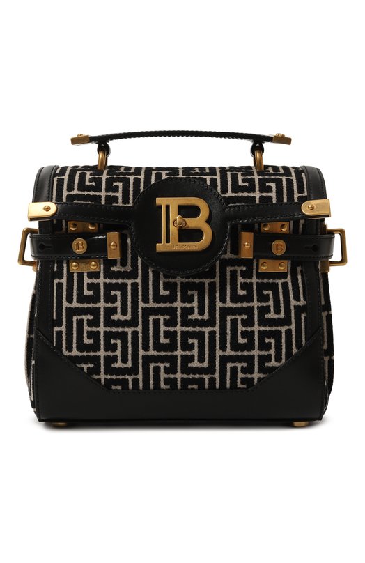 Сумка B-Buzz 23 Balmain CN1DB599TJGH Чёрно-белый CN1DB599TJGH