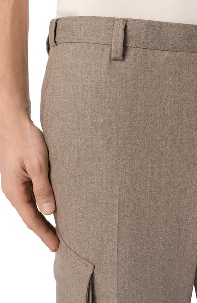 Шерстяные брюки-карго CORNELIANI, арт. 284L02/2A18111, фото 5