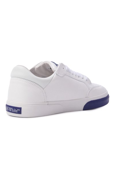 Кожаные кеды vulcanized OFF-WHITE белого цвета по цене 46250 руб., арт. 0MIA293F25LEA001, фото 5 Кожаные кеды vulcanized OFF-WHITE, арт. 0MIA293F25LEA001, фото 5
