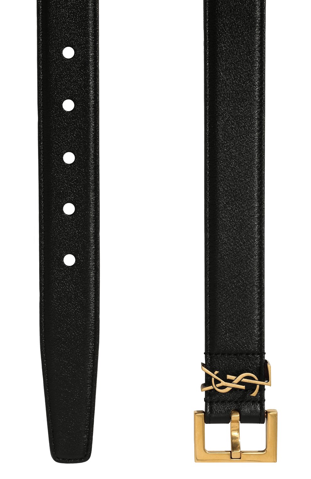 Кожаный ремень monogram SAINT LAURENT, арт. 634437/B000W, фото 4