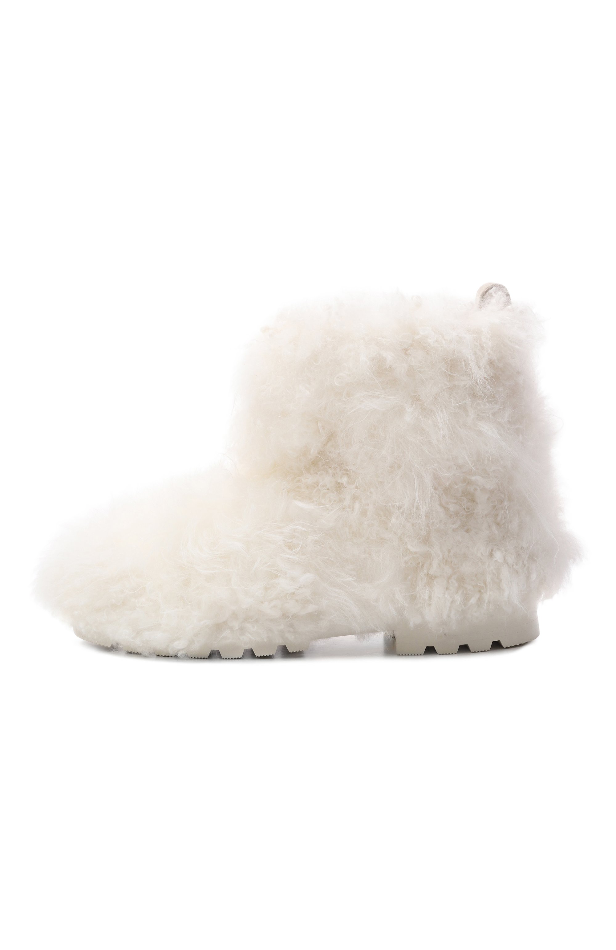 Меховые полусапоги из козы SANTONI, арт. WTDG71964PNRA0UB, фото 4