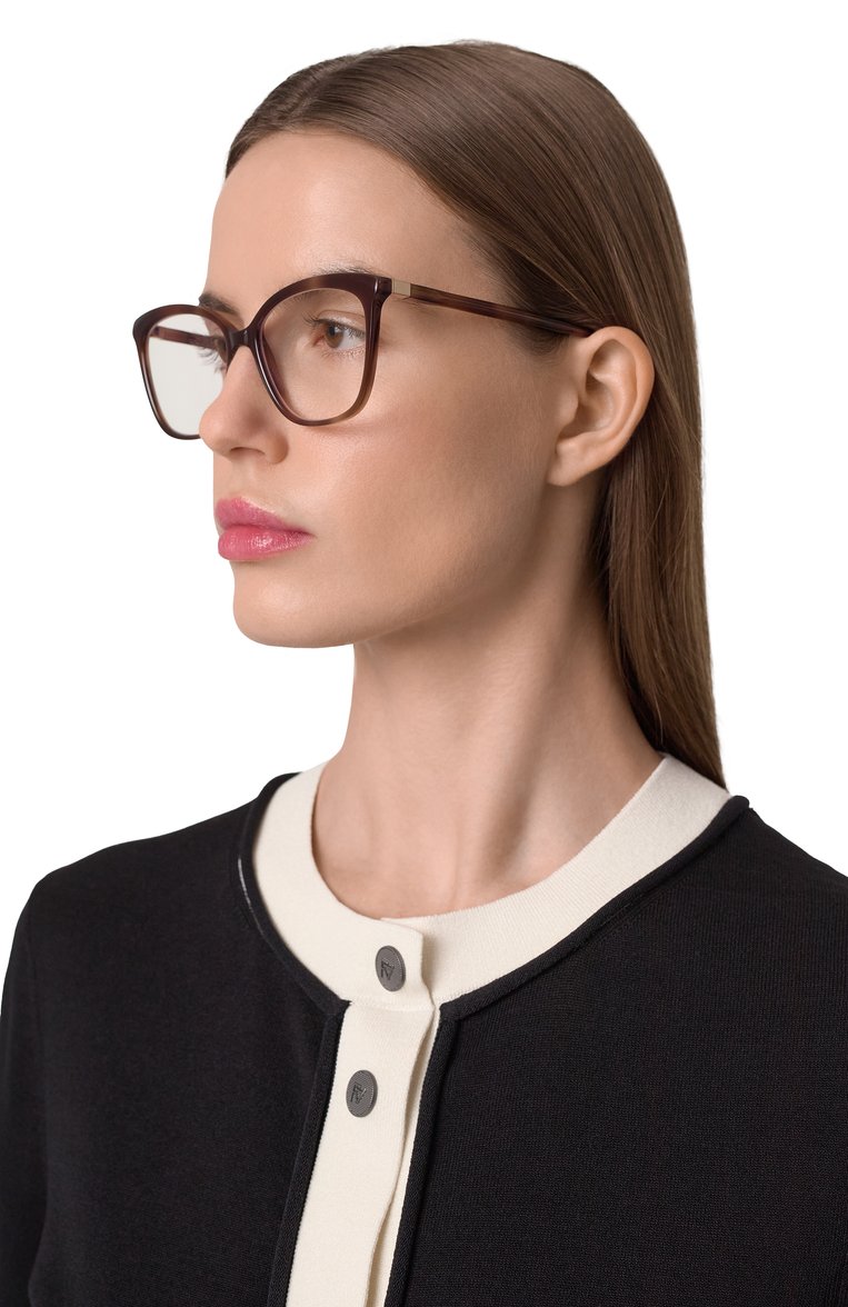 Женские оправа MYKITA коричневого цвета, арт. MAHA/746 | Фото 2 (Нос: Не проставлено; Региональные ограничения белый список (Axapta Mercury): Не проставлено; Тип очков: Оправа; Материал: Пластик; Оптика Гендер: оптика-женское; Очки форма: Бабочка)