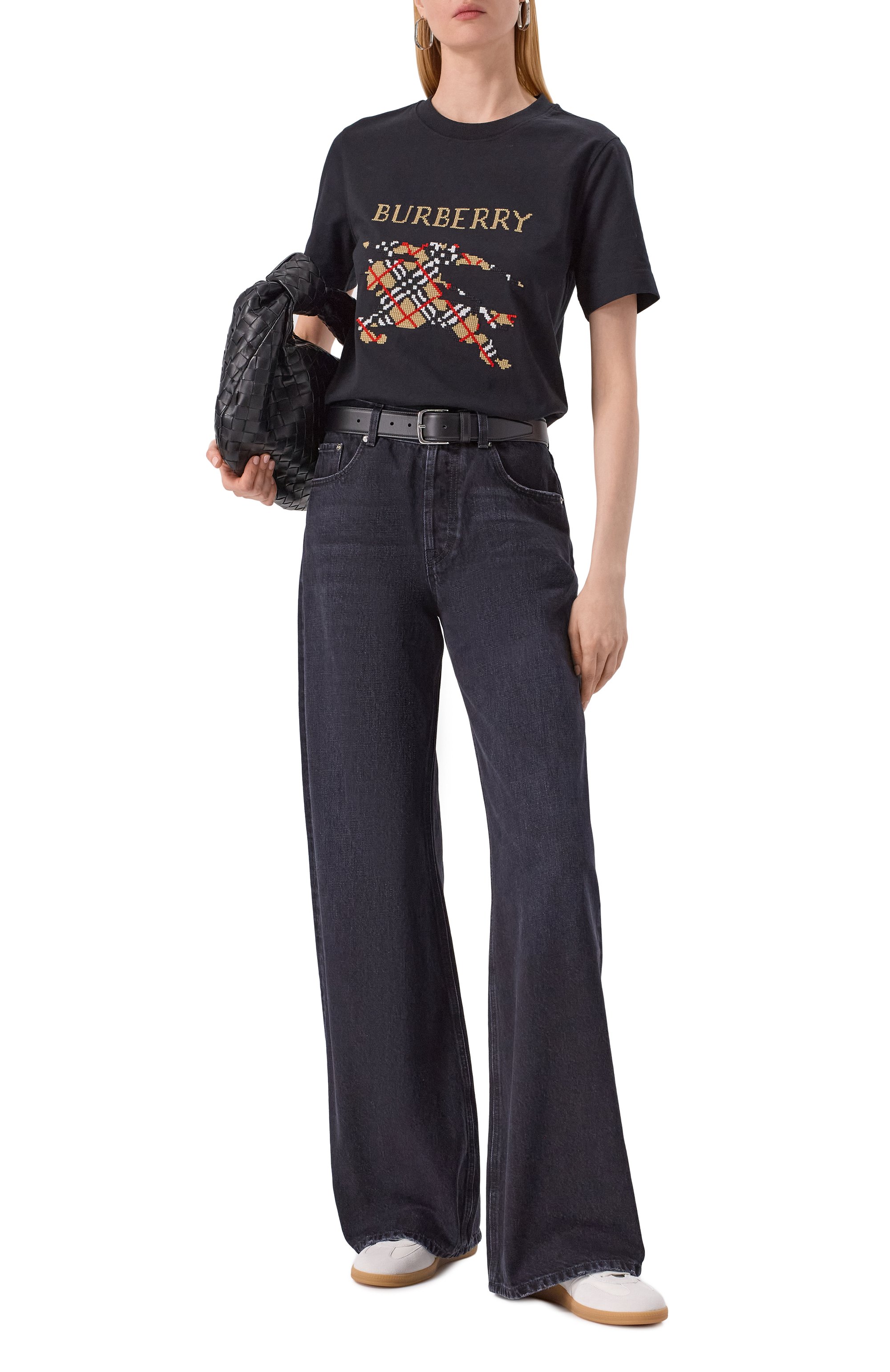 Хлопковая футболка BURBERRY, арт. 8110957, фото 2