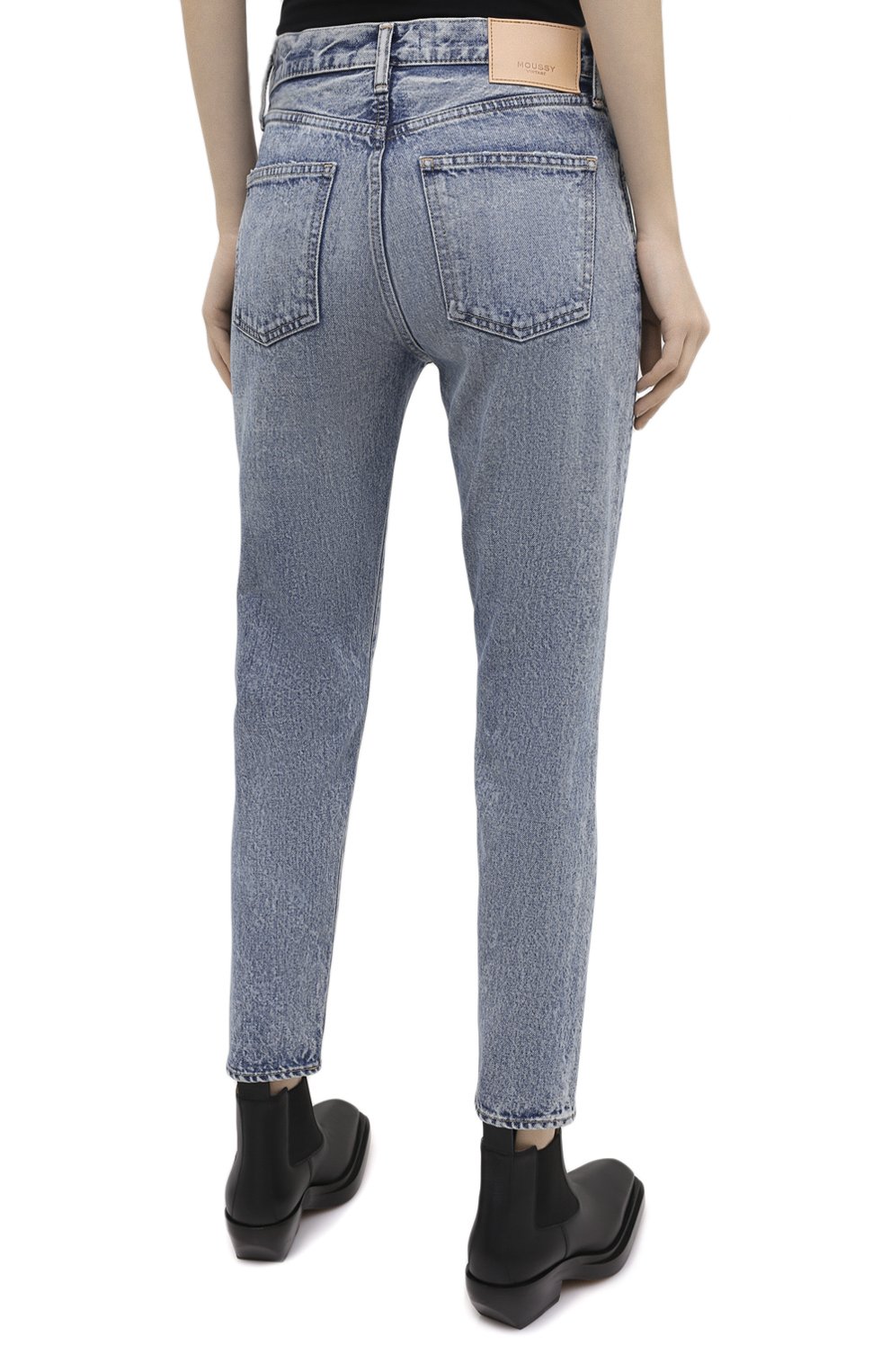 Джинсы MOUSSY голубого цвета по цене 31900 руб., арт. 025DAC11-2090, фото 4 Джинсы MOUSSY, арт. 025DAC11-2090, фото 4