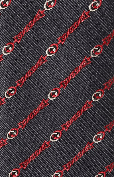 Шелковый галстук GUCCI, арт. 660045 4E002, фото 4
