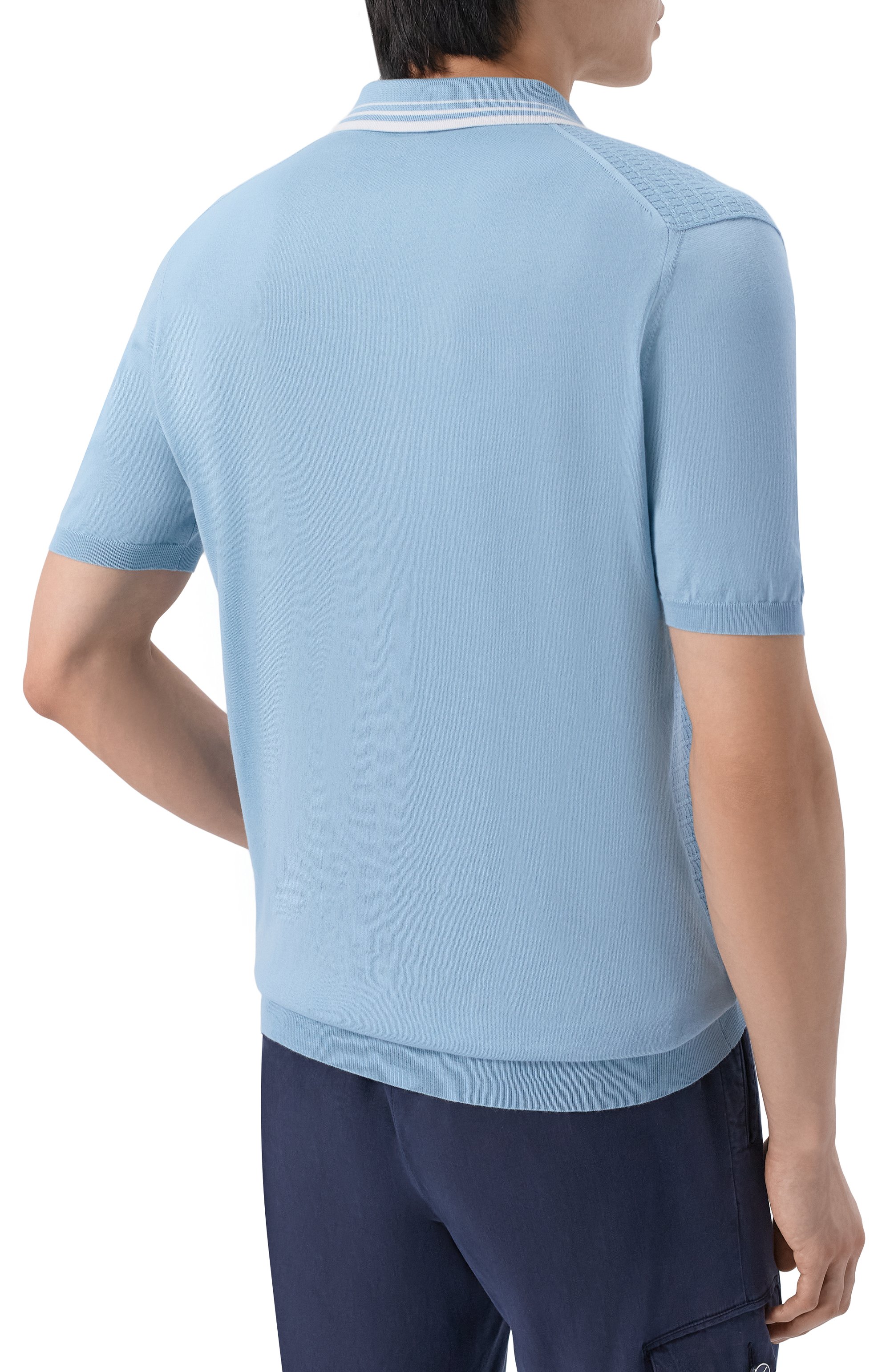 Хлопковое поло KITON, арт. UMK0709, фото 4