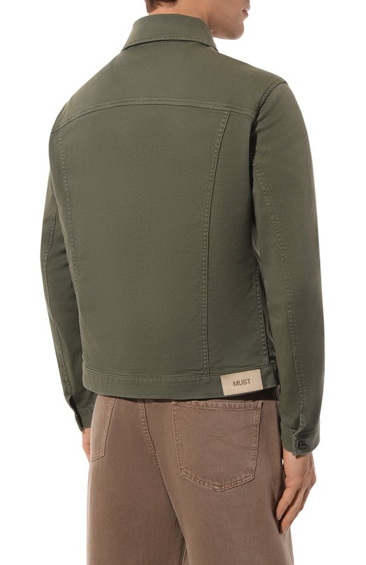 Джинсовая куртка MVST M-L0GAN B319 T21 Хаки  M-L0GAN B319 T21 Фото 4