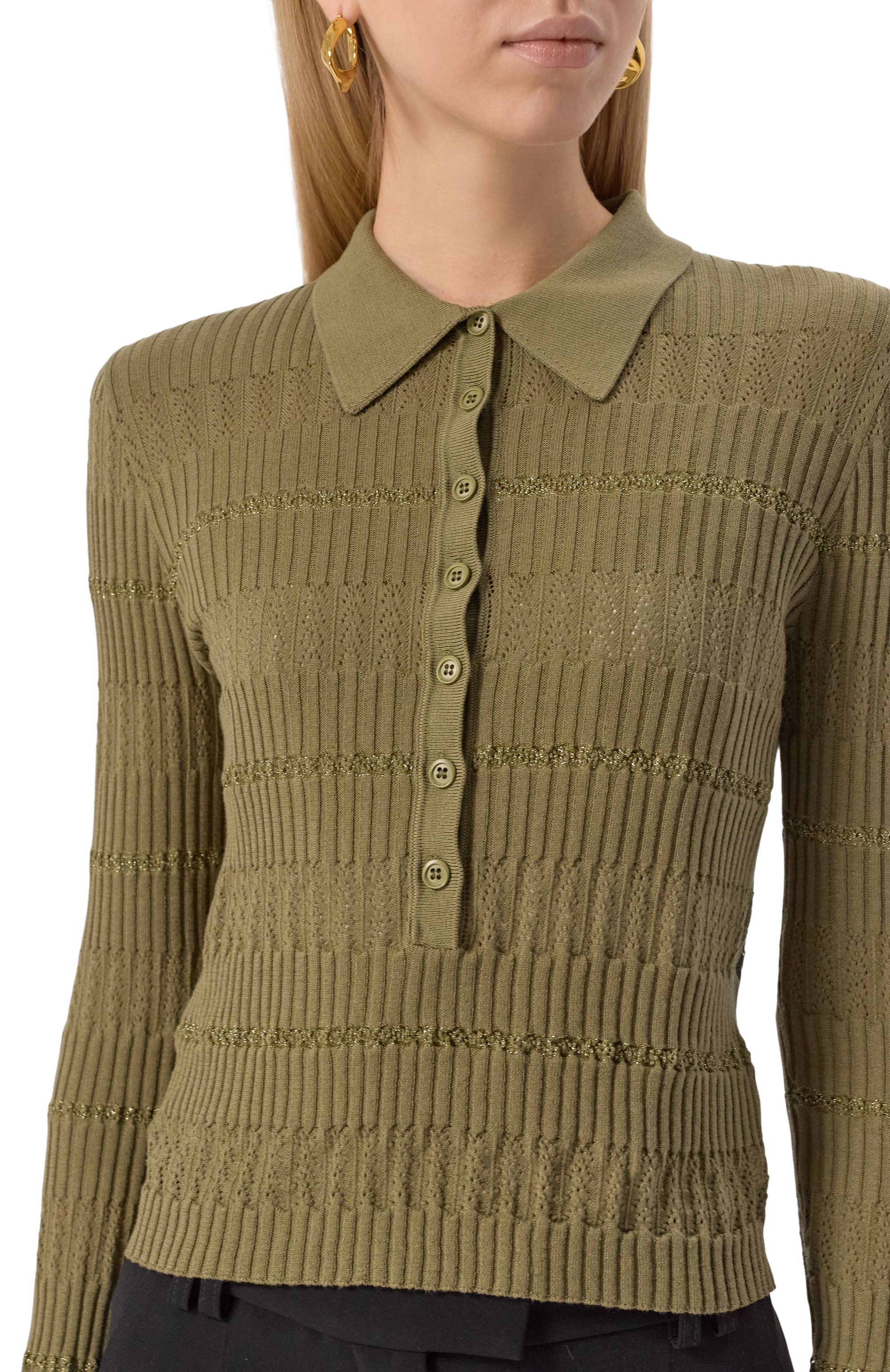 Пуловер из хлопка и шелка PINKO, арт. 104737/A2FC, фото 5