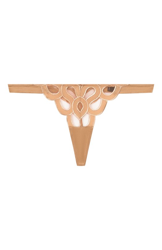 Шелковые трусы-стринги LIVY 655660490 Бежевый 655660490