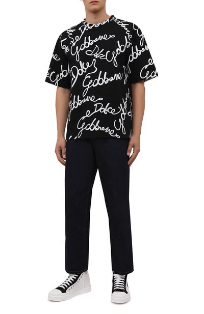 Текстильные кеды portofino light DOLCE & GABBANA, арт. CS1903/A0853, фото 2