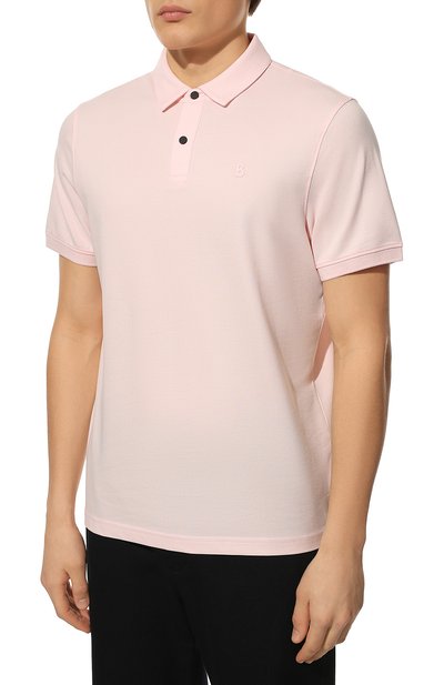 Поло BOGNER светло-розового цвета по цене 15400 руб., арт. 58162727, фото 3 Поло BOGNER, арт. 58162727, фото 3