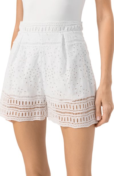 Хлопковые шорты ERMANNO SCERVINO, арт. D464P602RXT, фото 5