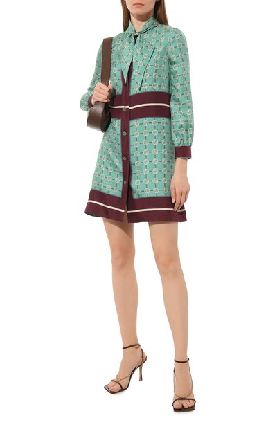 Шелковое платье GUCCI, арт. 633275 ZAFP9, фото 2