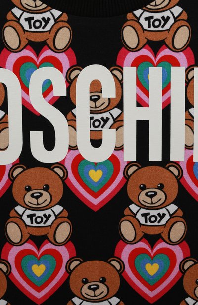 Хлопковая футболка MOSCHINO, арт. HKM02T/LBBA8/4A-8A, фото 3