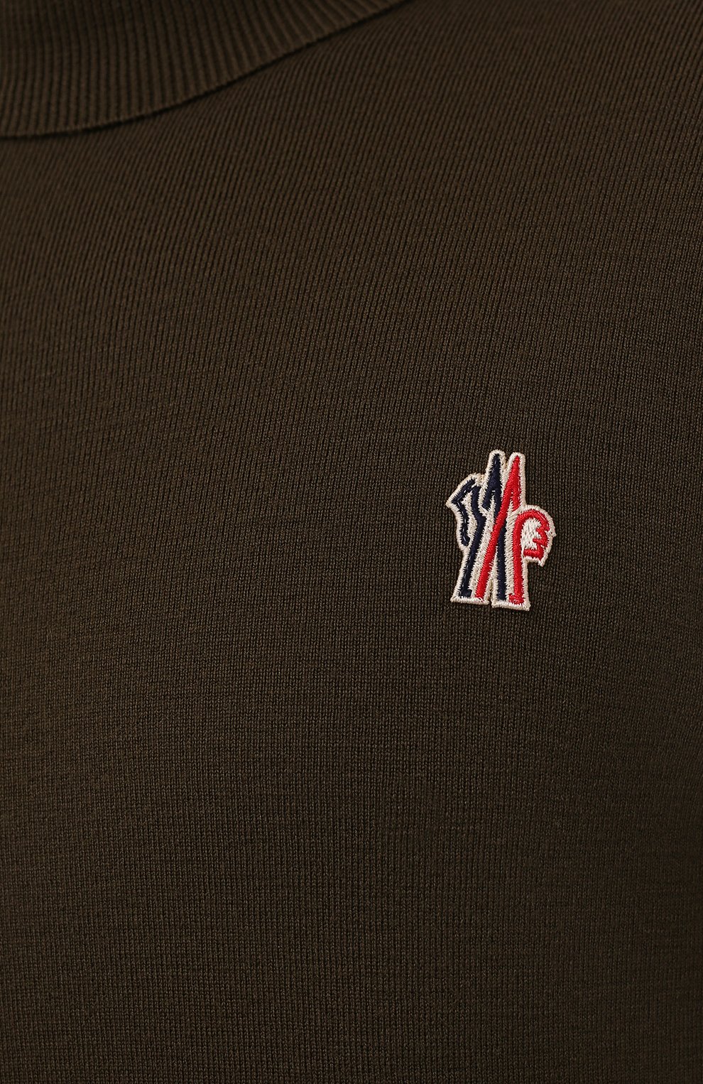 Шерстяная водолазка MONCLER GRENOBLE хаки цвета по цене 79950 руб., арт. G2-097-9F000-01-M1122, фото 5 Шерстяная водолазка MONCLER GRENOBLE, арт. G2-097-9F000-01-M1122, фото 5