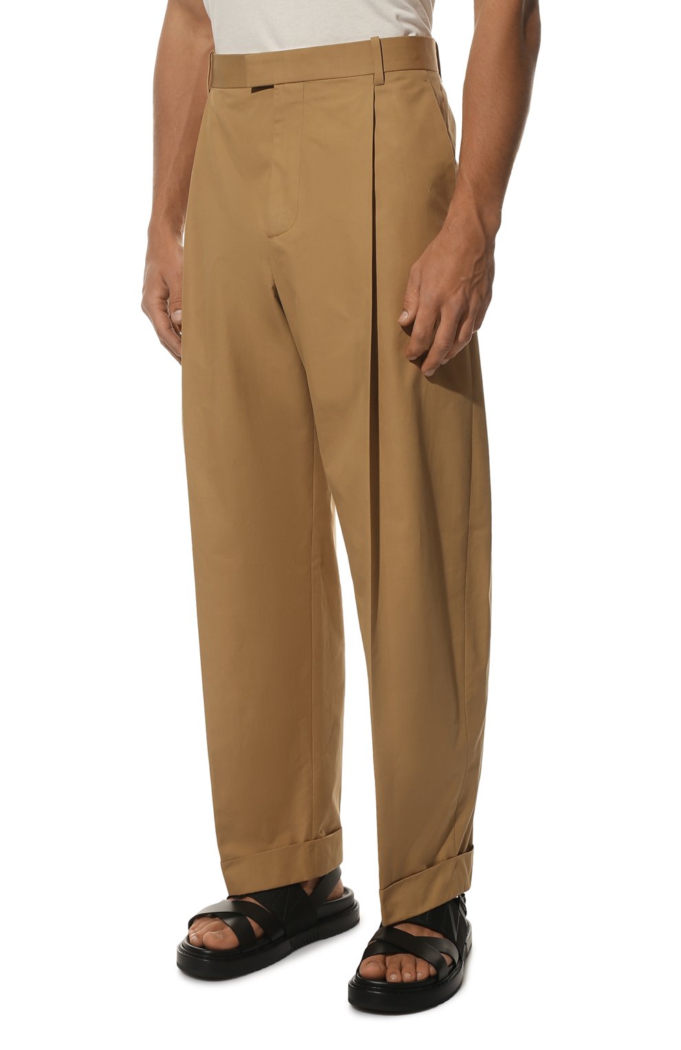 Хлопковые брюки BOTTEGA VENETA, арт. 685253/VKEC0, фото 3