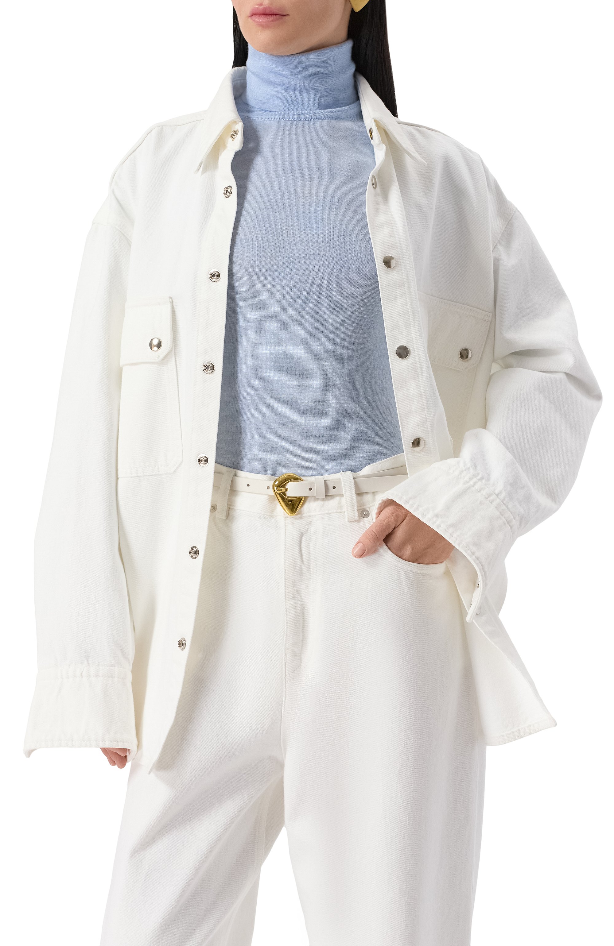 Кожаный ремень BOTTEGA VENETA, арт. 805780/VALK0, фото 2