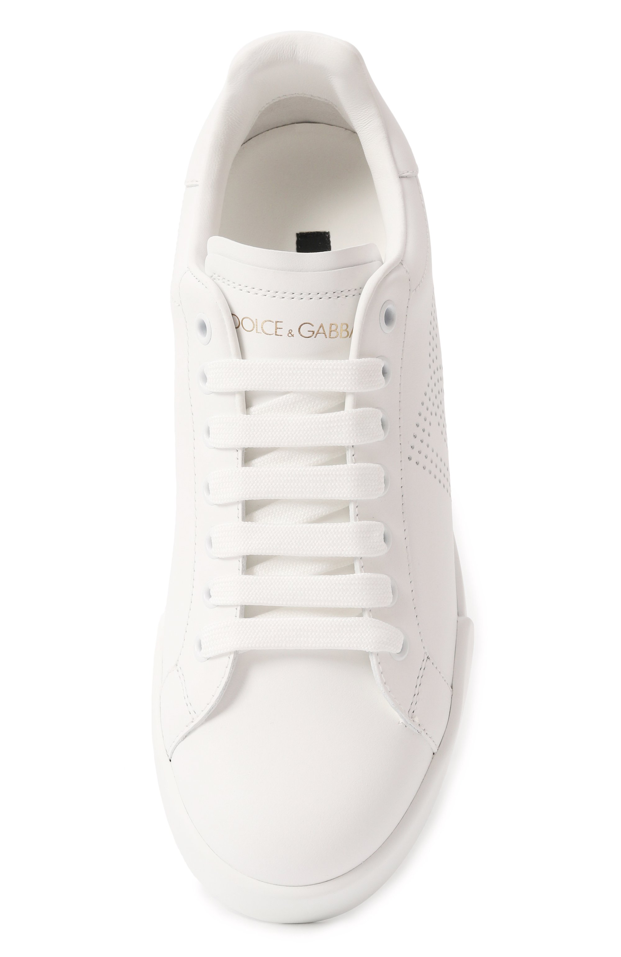 Кожаные кеды portofino DOLCE & GABBANA, арт. CK2277/AV066, фото 6