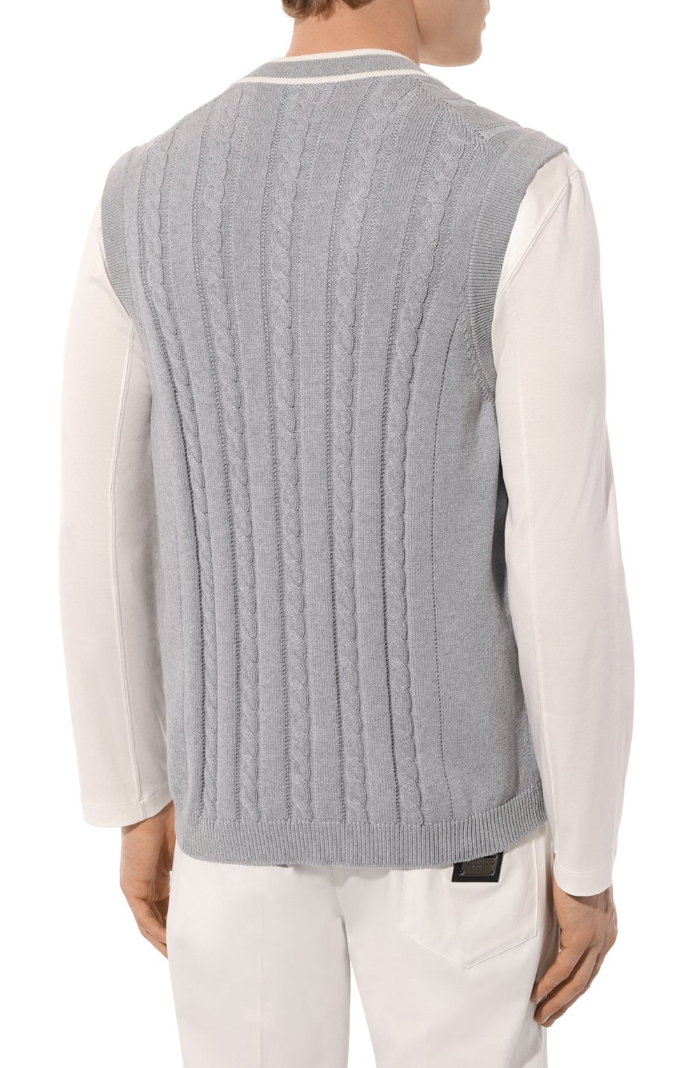 Хлопковый жилет BRUNELLO CUCINELLI, арт. M2870B2264, фото 4