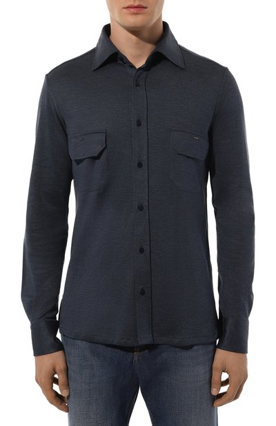 Рубашка из хлопка и шелка STEFANO RICCI, арт. CJ007518/TE2800, фото 3