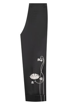 Шелковые брюки PRADA, арт. P205E-1XZY-F0967-202, фото 3