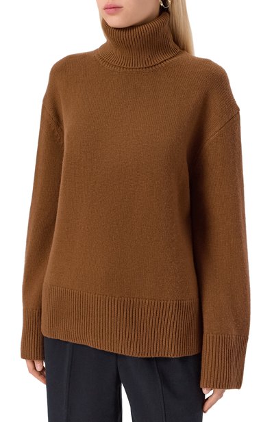 Свитер из шерсти и кашемира 12 STOREEZ коричневого цвета по цене 39000 руб., арт. 134388, фото 3 Свитер из шерсти и кашемира 12 STOREEZ, арт. 134388, фото 3