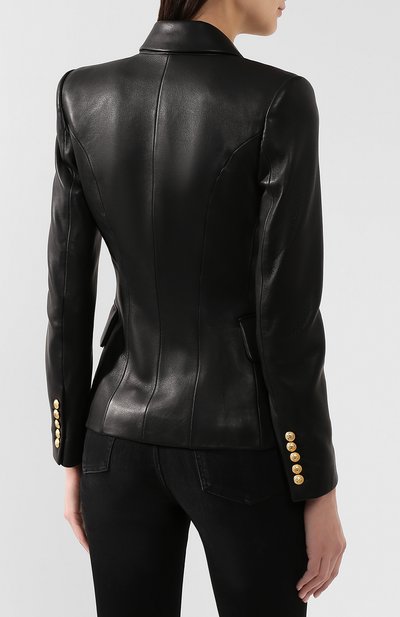 Кожаный жакет BALMAIN, арт. TF1997499/163P, фото 4