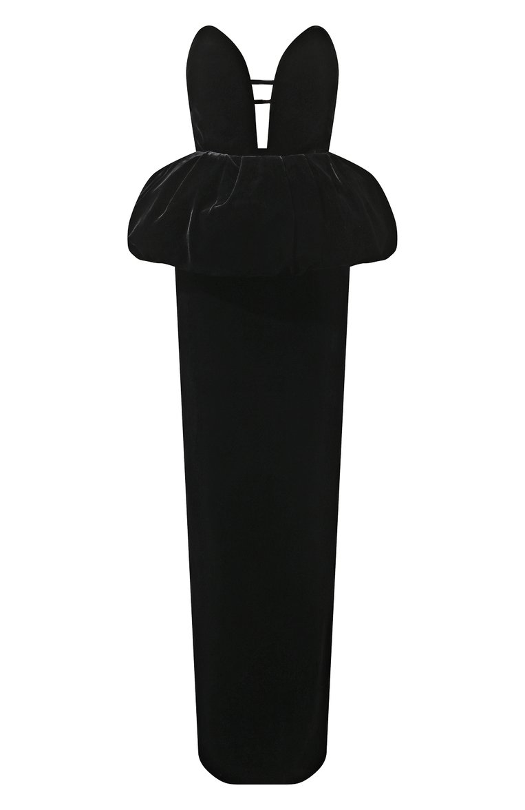 Бархатное платье THE NEW ARRIVALS ILKYAZ OZEL, арт. W24_NA00203010587, фото 1