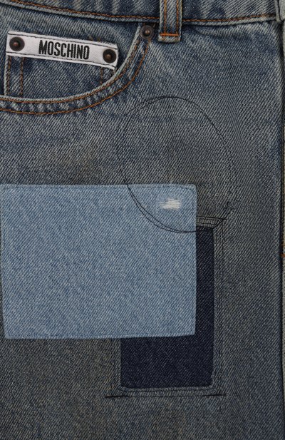 Джинсовая юбка MOSCHINO, арт. HDJ040/L0E29/10-14, фото 3