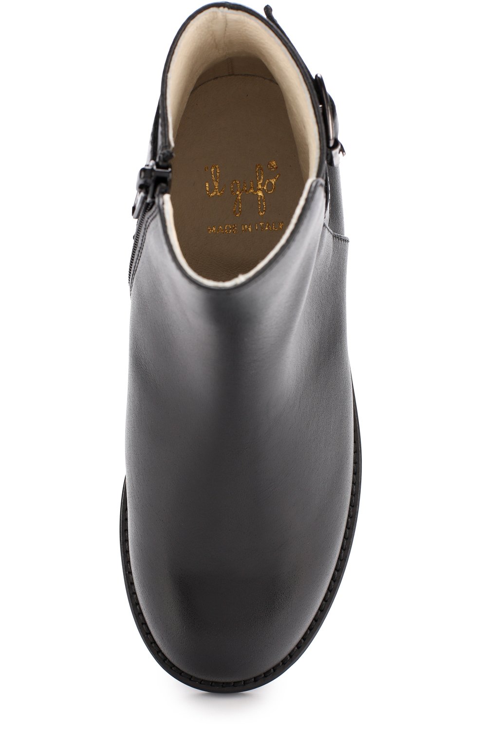 Кожаные полусапоги с ремешком IL GUFO черного цвета по цене 23850 руб., арт. G430/VITELL0 NAPPAC0/35-40, фото 4 Кожаные полусапоги с ремешком IL GUFO, арт. G430/VITELL0 NAPPAC0/35-40, фото 4