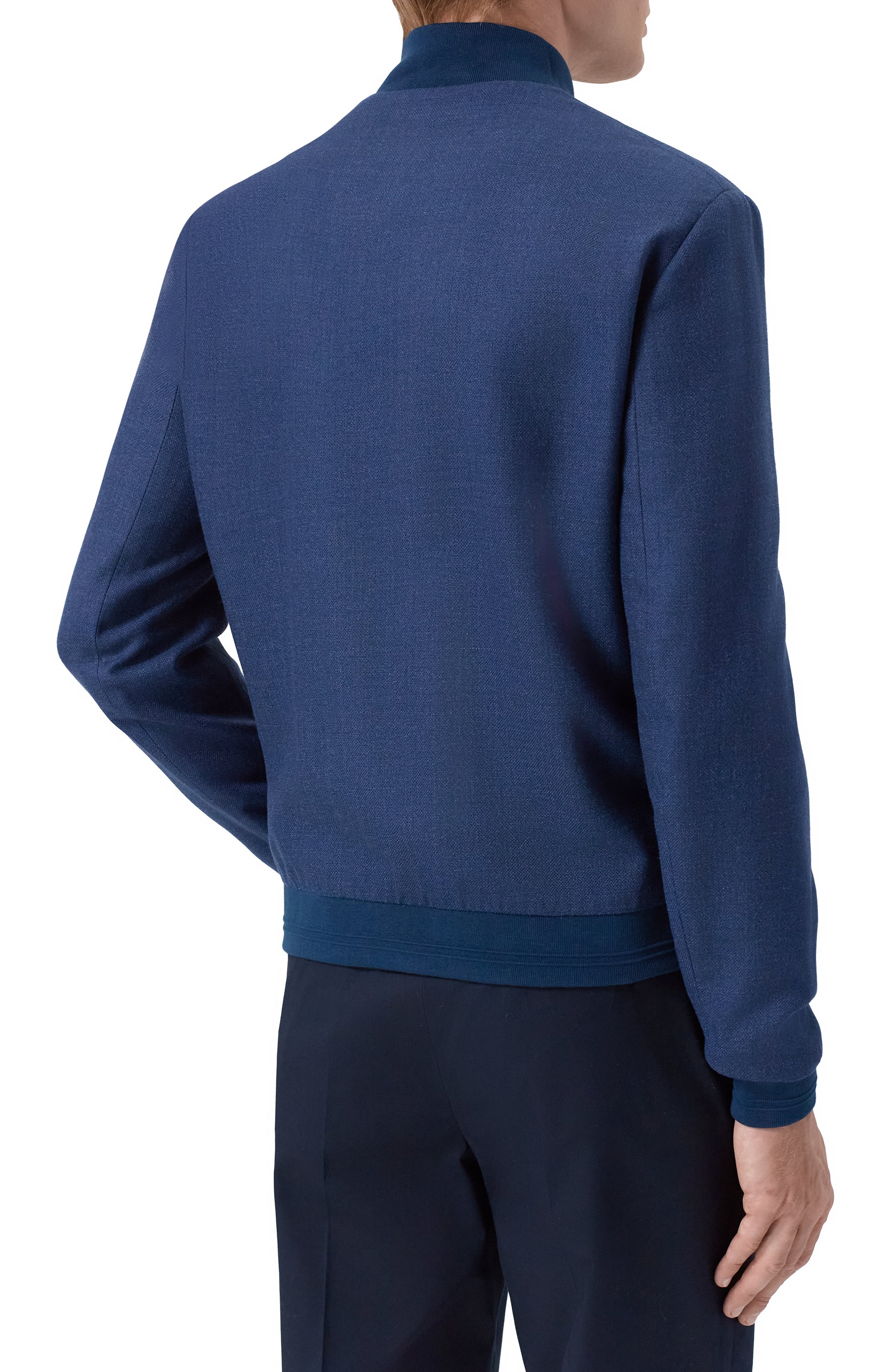 Бомбер из шелка и шерсти CORNELIANI, арт. 27L588/2718266, фото 4