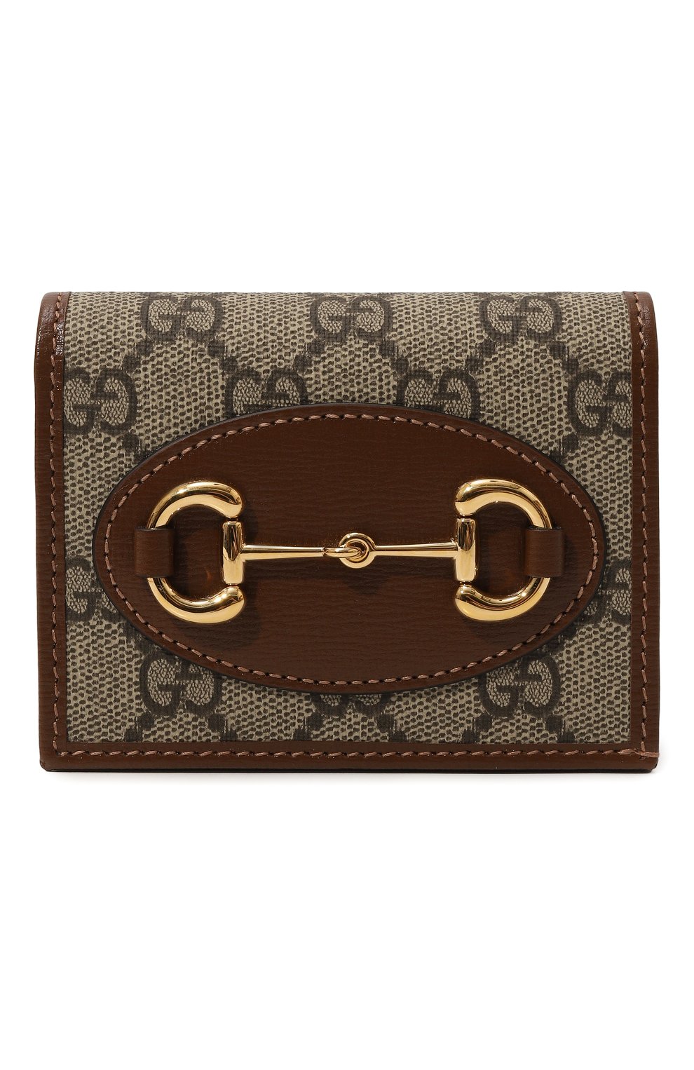 Портмоне horsebit 1955 GUCCI коричневого цвета по цене 73100 руб., арт. 621887/92TCG, фото 1 Портмоне horsebit 1955 GUCCI, арт. 621887/92TCG, фото 1
