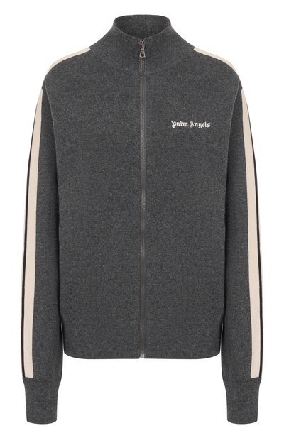 Женский кардиган из шерсти и вискозы PALM ANGELS, арт. PWHA062F25KNI001