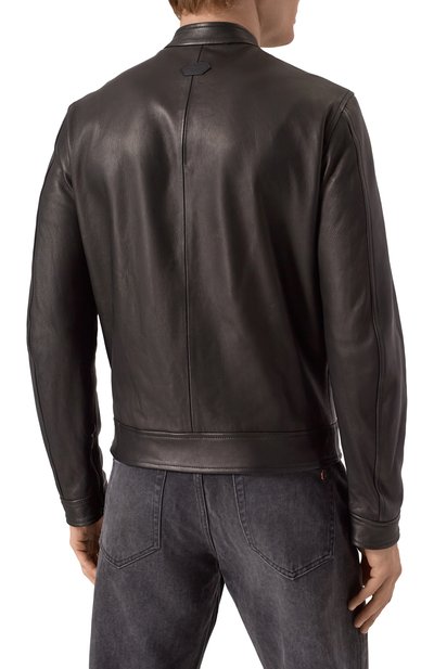 Кожаная куртка JACOB COHEN, арт. 25E P/JUM_H0072 00G D1357 RW, фото 4