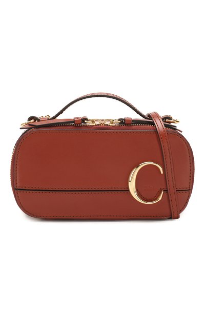 Сумка chloé c CHLOÉ коричневого цвета по цене 126500 руб., арт. CHC20SS225A37, фото 5 Сумка chloé c CHLOÉ, арт. CHC20SS225A37, фото 5