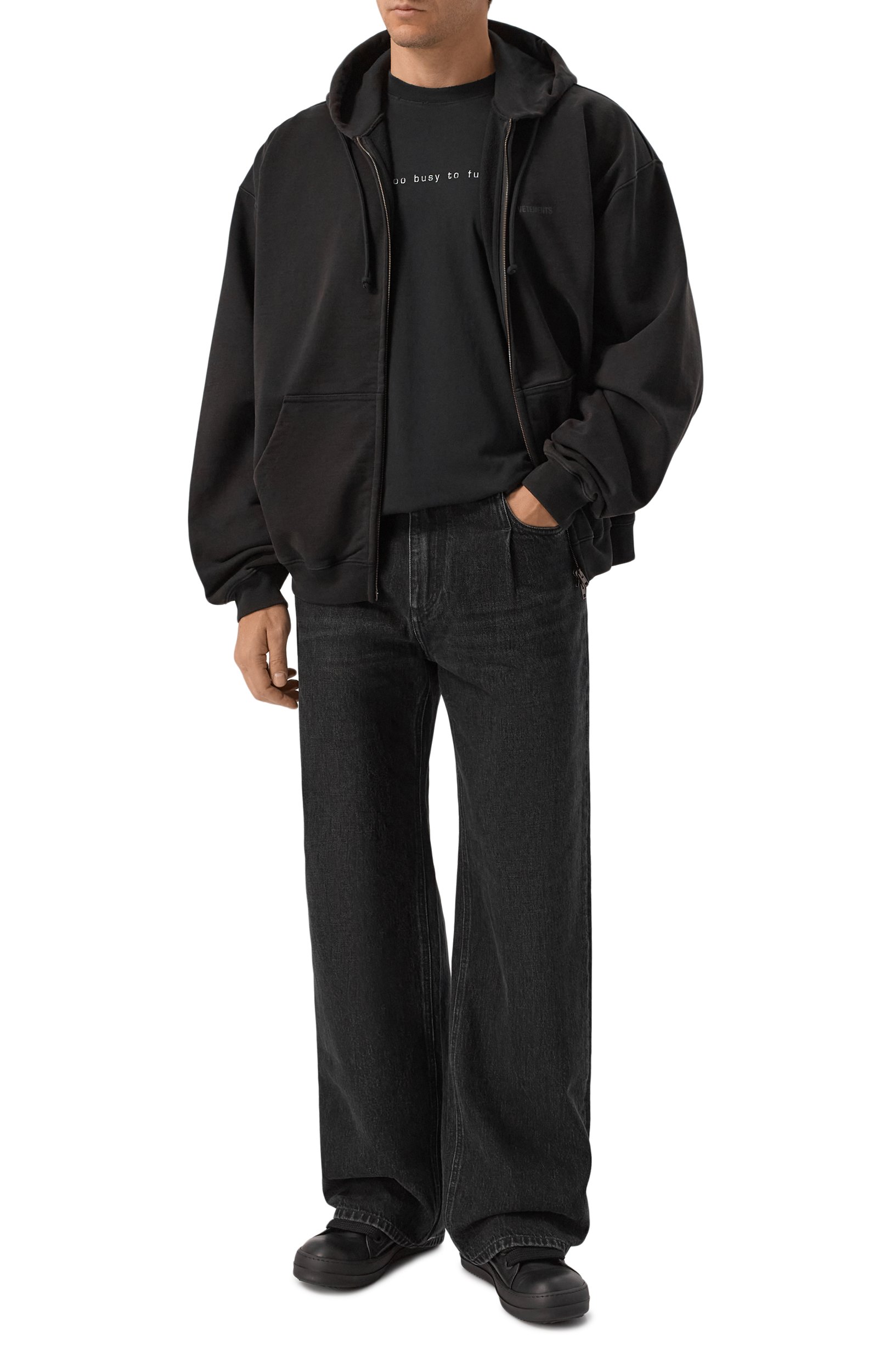 Хлопковая толстовка VETEMENTS, арт. MH27ZU140B, фото 2