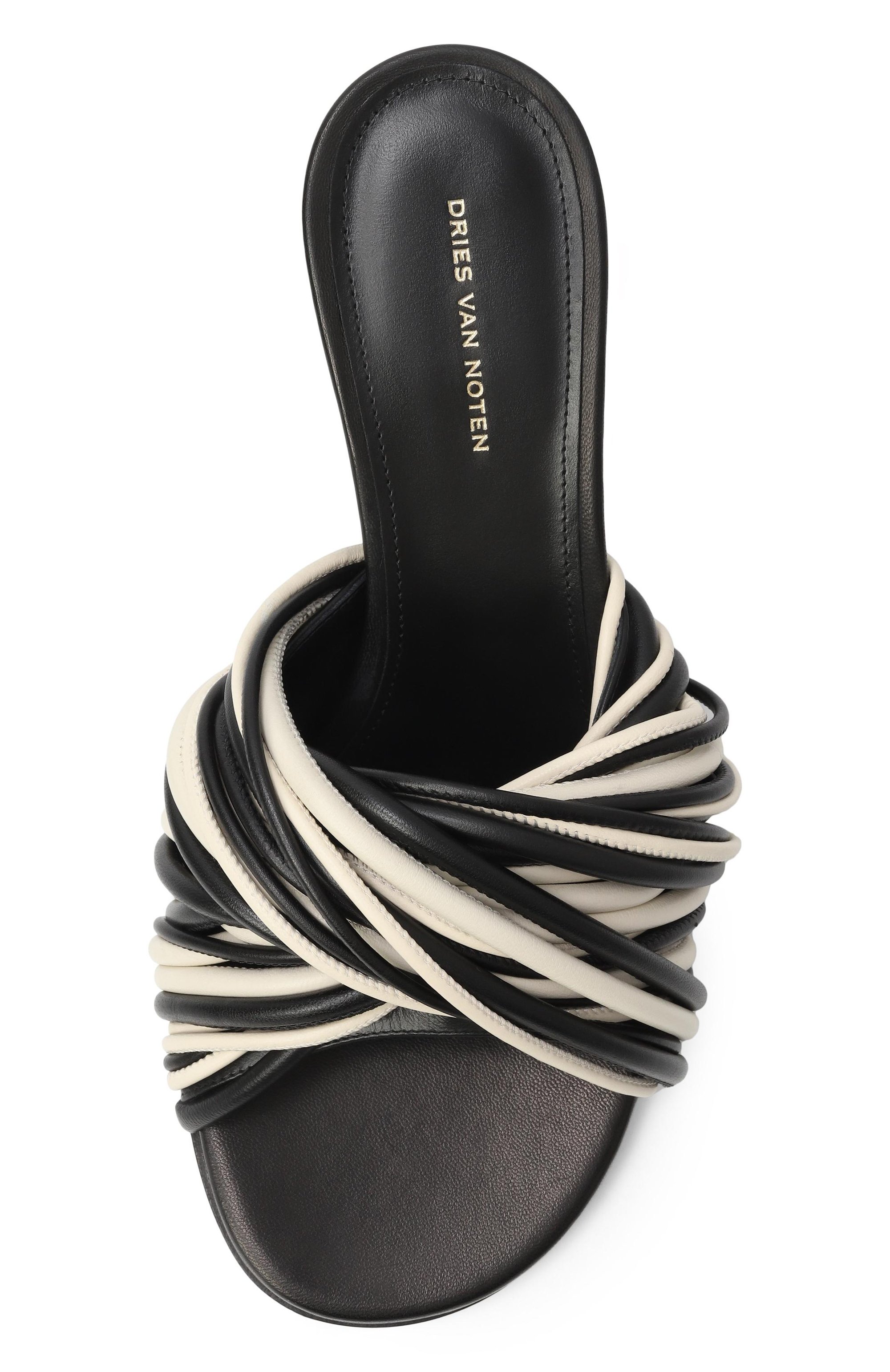 Кожаные мюли DRIES VAN NOTEN, арт. 252-011708-801, фото 6