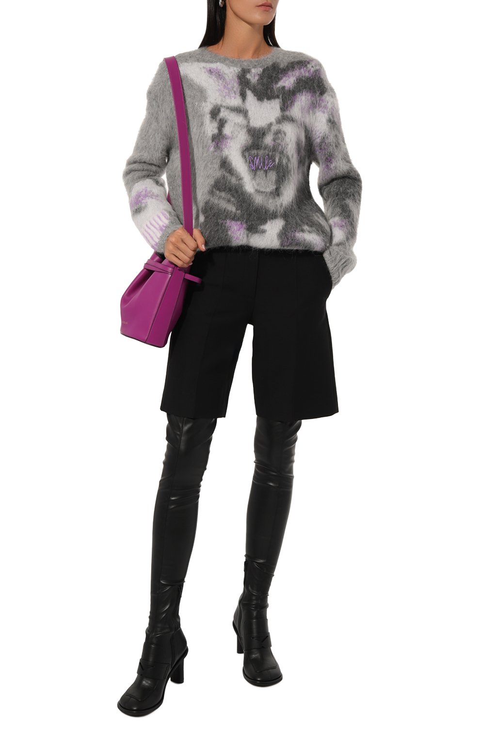 Ботфорты ryder из экокожи STELLA MCCARTNEY черного цвета по цене 125000 руб., арт. 810462/W1IL0, фото 2 Ботфорты ryder из экокожи STELLA MCCARTNEY, арт. 810462/W1IL0, фото 2