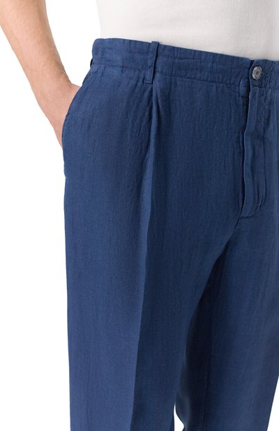 Льняные брюки 120% LINO, арт. 33ALIM29PV/D943/S00, фото 5