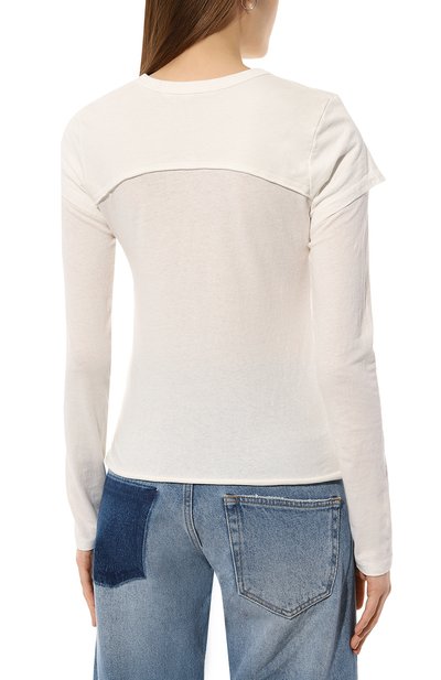 Хлопковый лонгслив SLVRLAKE, арт. TB0L100PNATW/B0LER0 TEE, фото 4