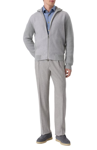 Рубашка из хлопка и лиоцелла KITON, арт. UCCH0944003, фото 2